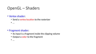 Introduction to Computer Graphics OpenGL.pptx