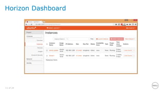 11 of 24
Horizon Dashboard
 