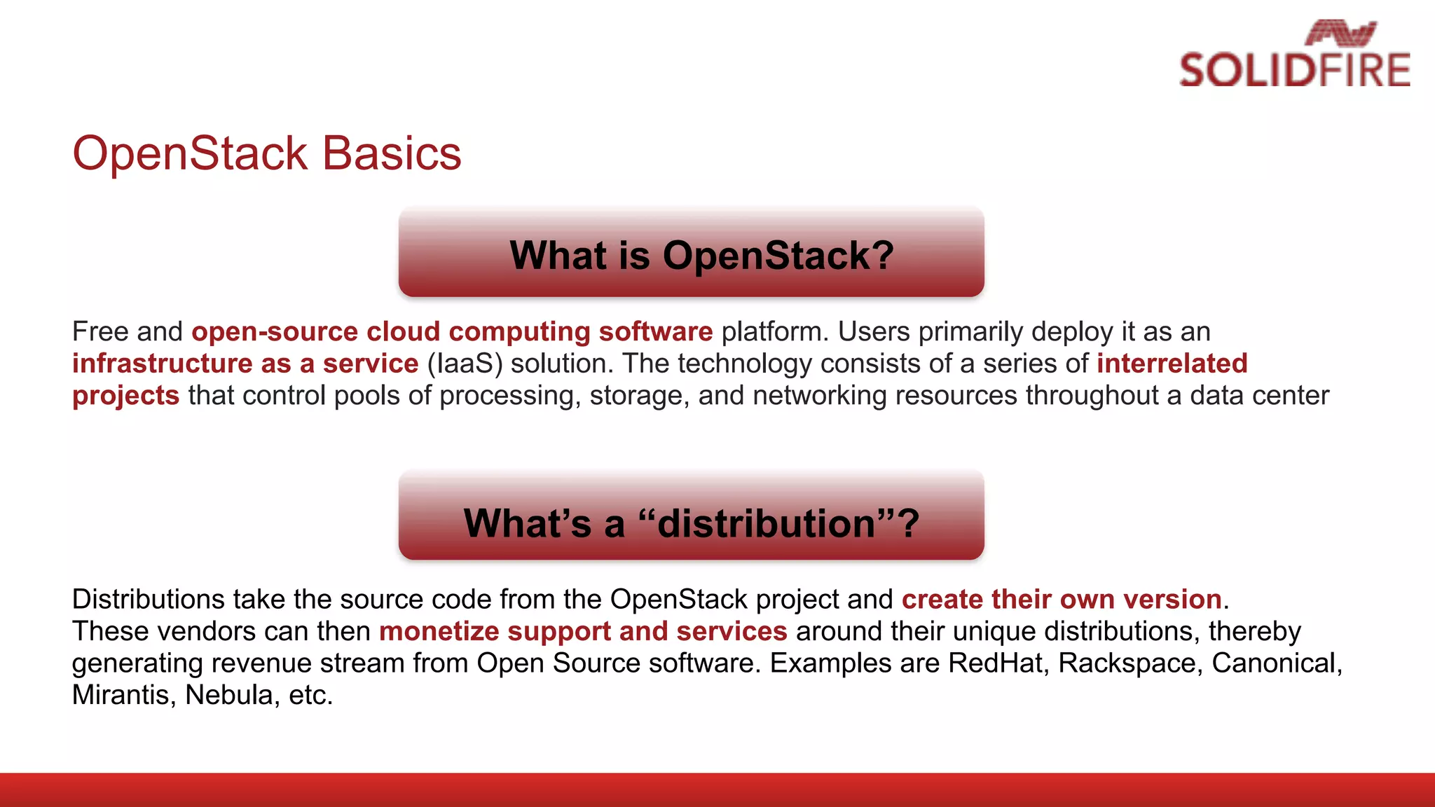 Introduction to OpenStack Storage | PPT