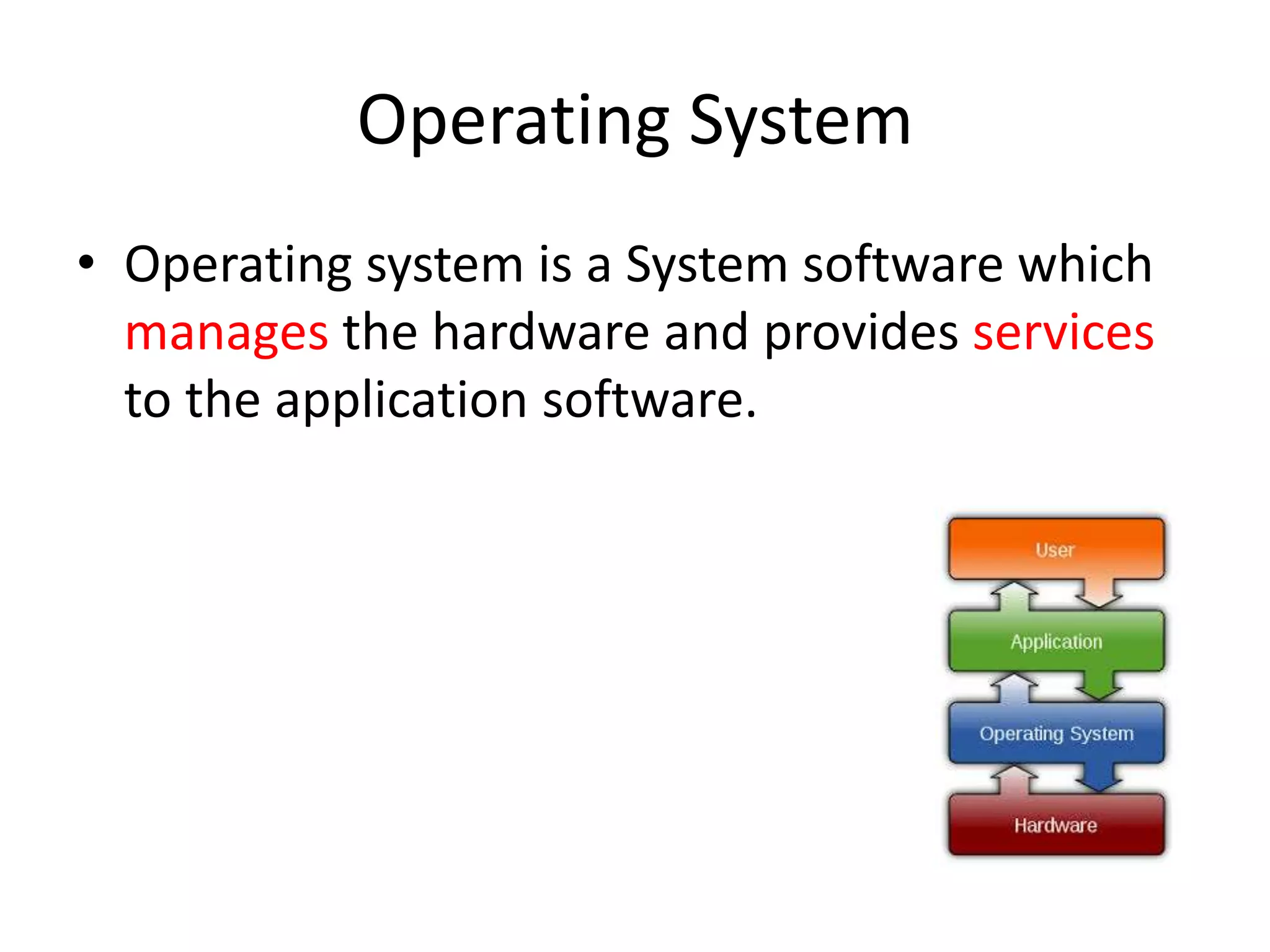Introduction to operating system | PPT