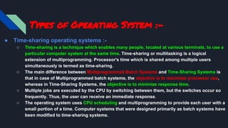 Introduction to operating system | PDF