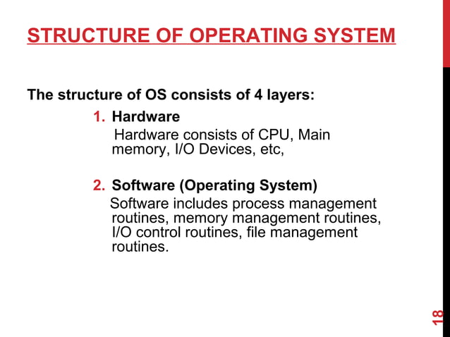 Introduction to Operating System | PPT