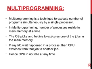Introduction to Operating System | PPT