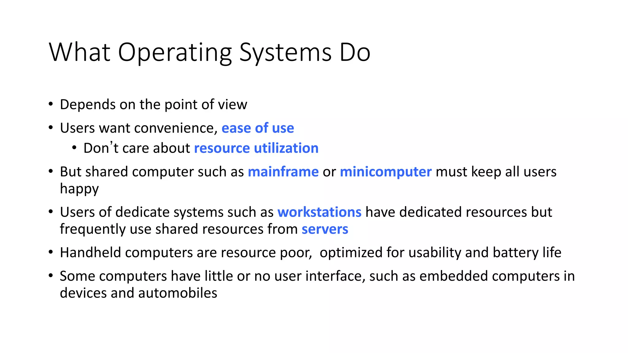 Introduction to operating systems | PPTX