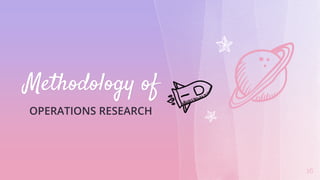 Methodology of
OPERATIONS RESEARCH
16
 
