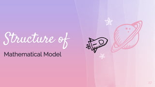 Structure of
Mathematical Model
27
 