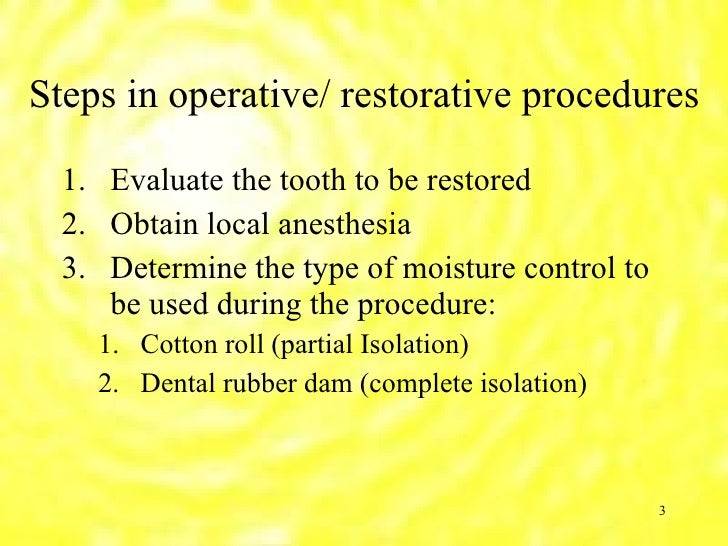 Introduction to operative dentistry,part2