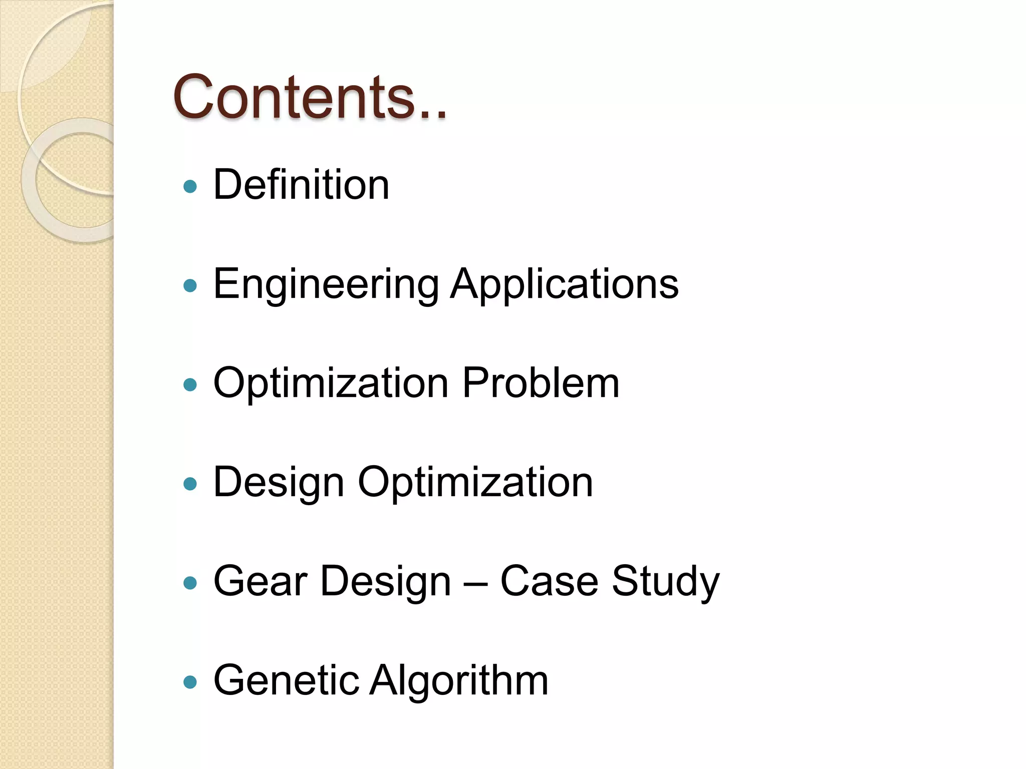 Introduction to optimization | PPTX