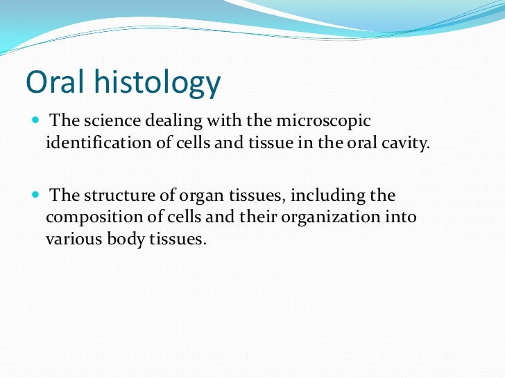 Introduction to Oral Biology