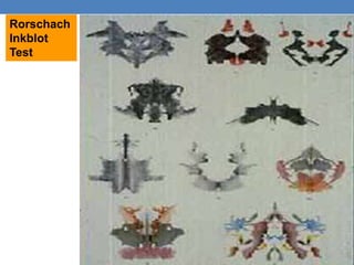 Rorschach
Inkblot
Test
 