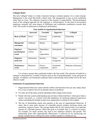 Introduction to organizational behaviour | PDF