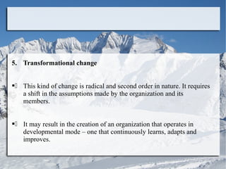 Introduction to organizational change
