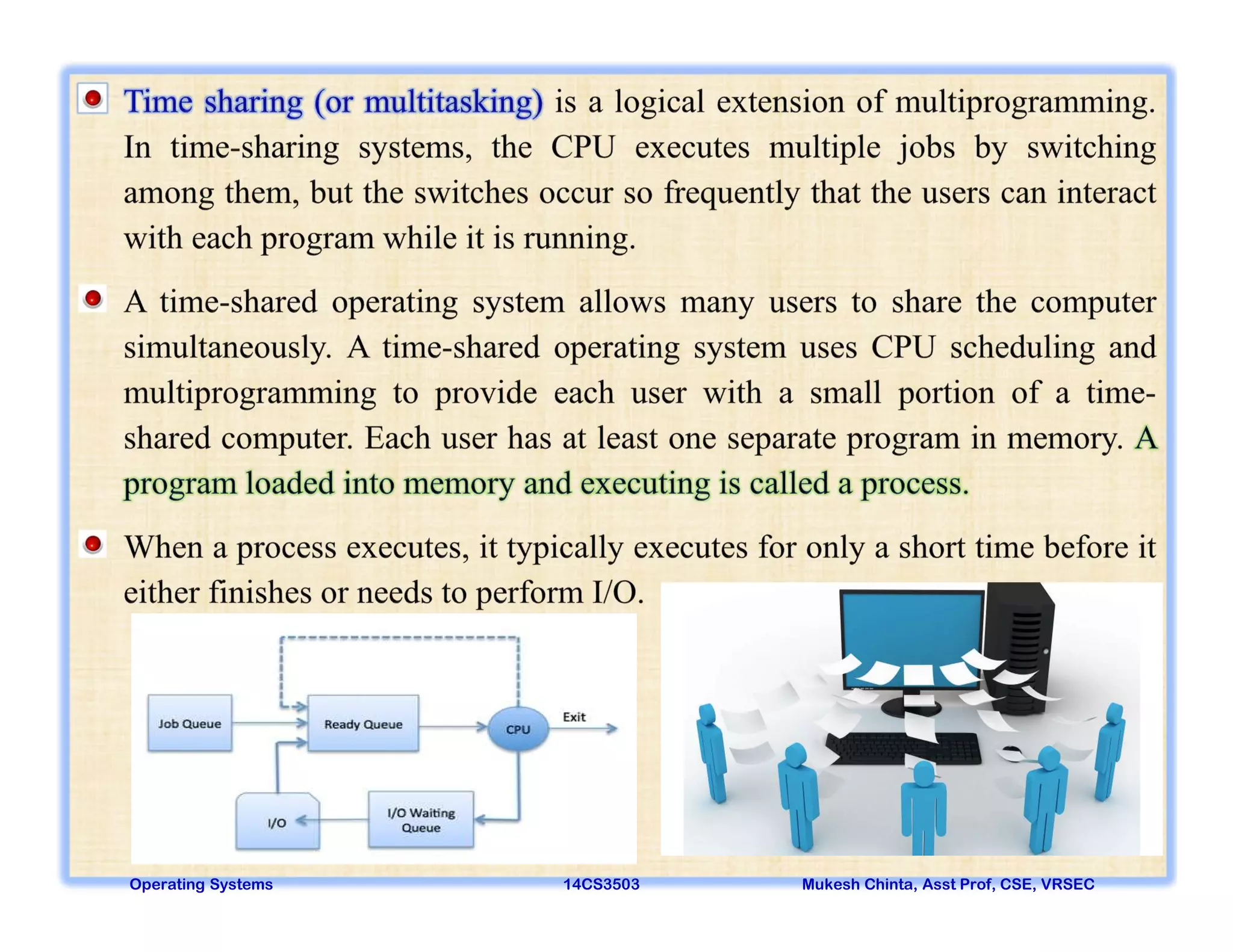 Operating Systems 14CS3503 Mukesh Chinta, Asst Prof, CSE, VRSEC
 