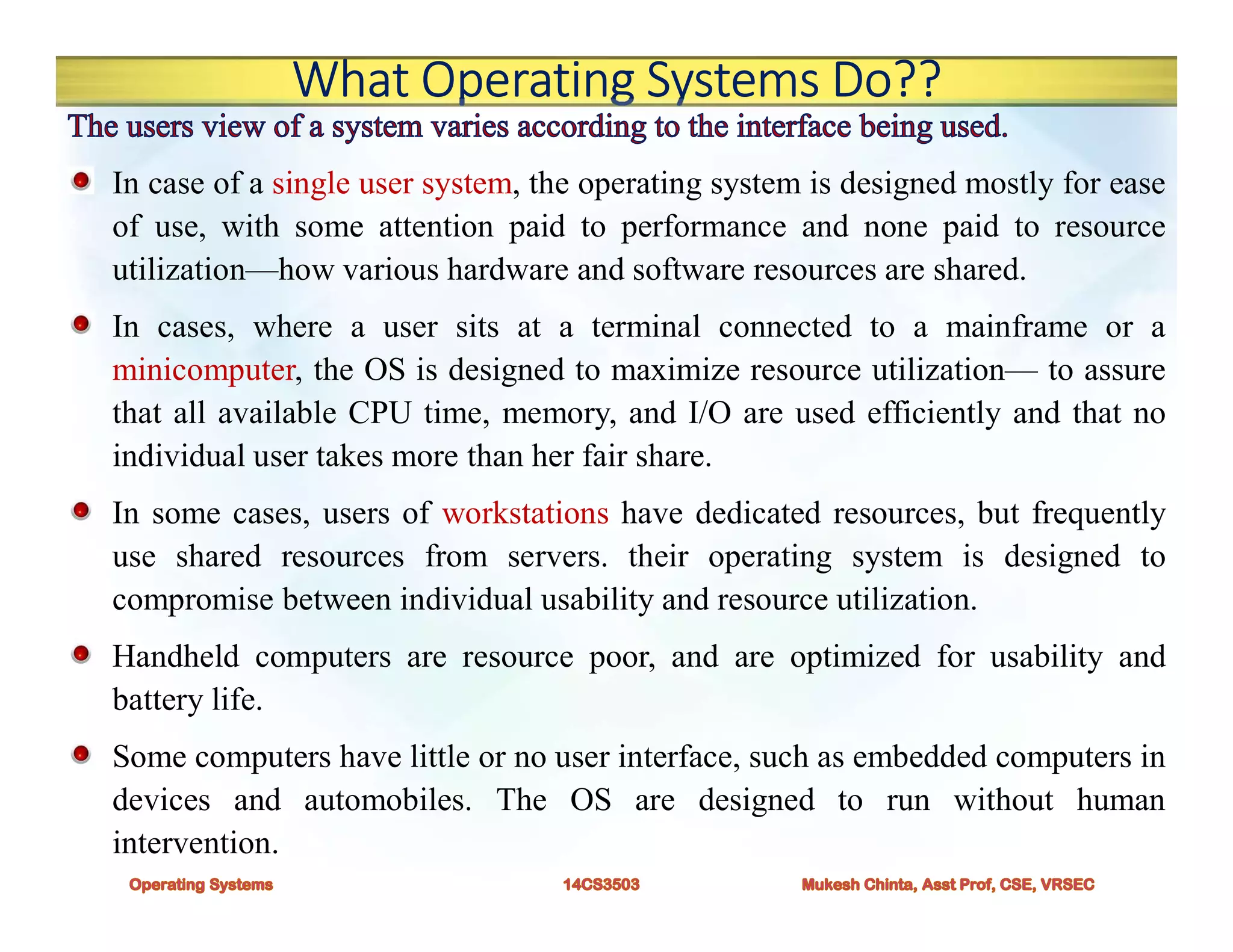 Introduction to Operating Systems | PDF