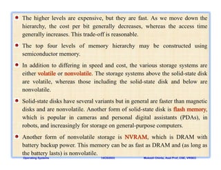 Operating Systems 14CS3503 Mukesh Chinta, Asst Prof, CSE, VRSEC
 