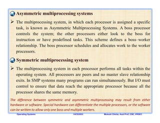 Operating Systems 14CS3503 Mukesh Chinta, Asst Prof, CSE, VRSEC
 