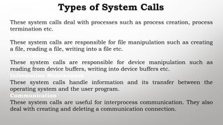 Introduction to OS, types of operating systems | PPTX