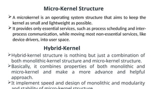 Introduction to OS, types of operating systems | PPTX