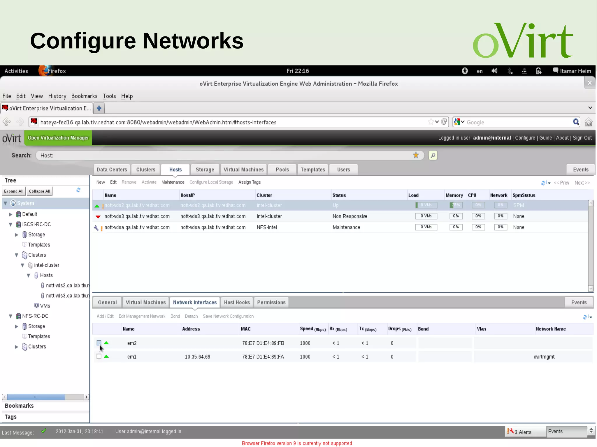August Penguin 2015 25
Configure Networks
 