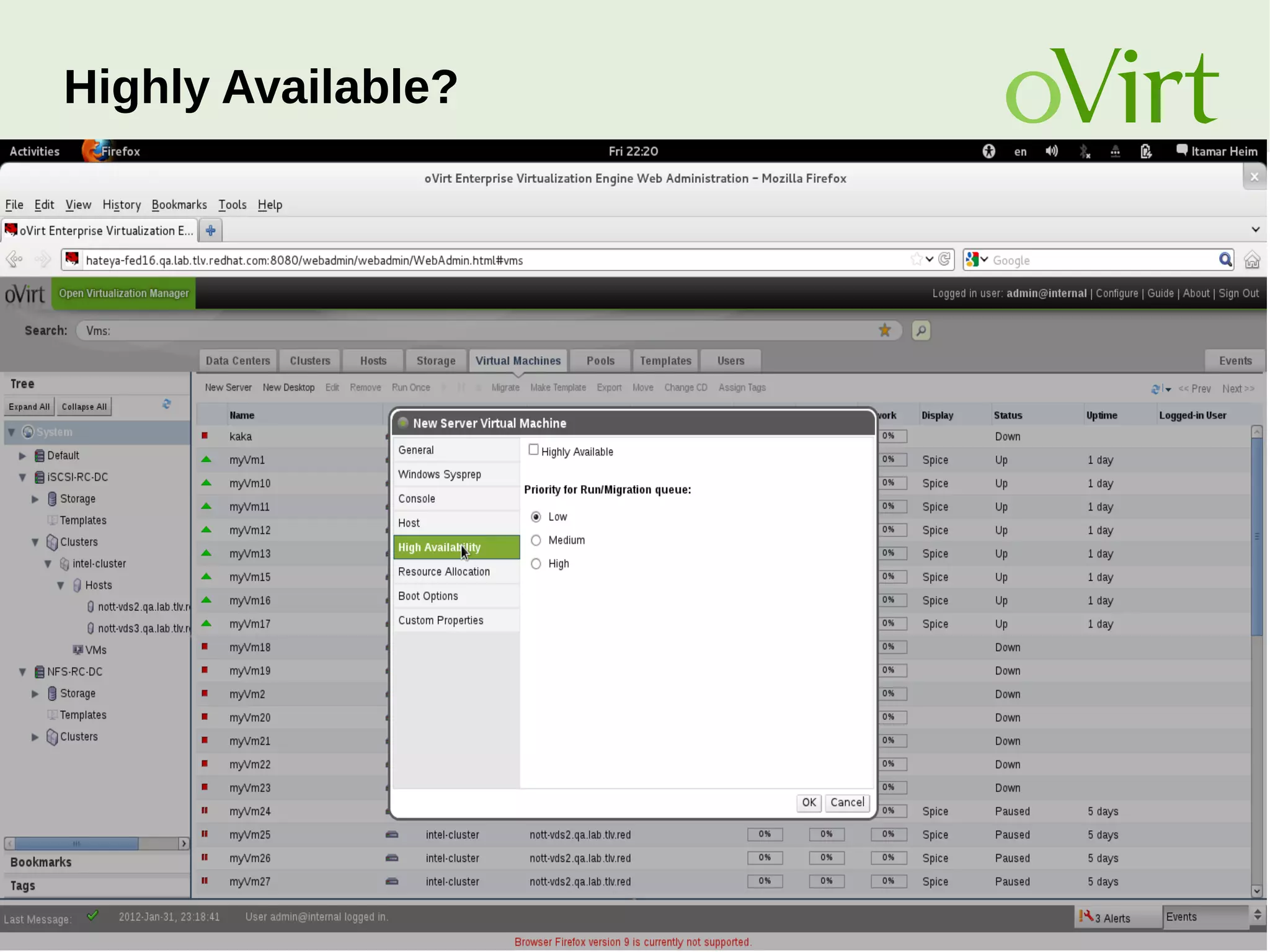 August Penguin 2015 34
Highly Available?
 