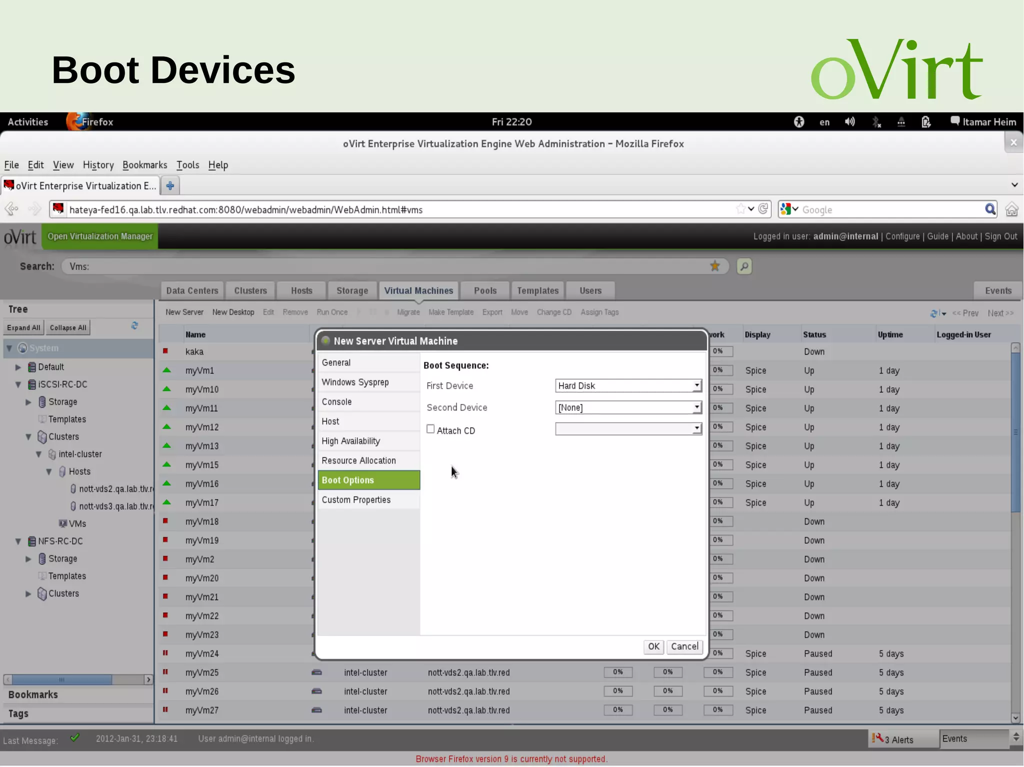 August Penguin 2015 36
Boot Devices
 
