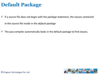 Introduction to package in java | PPTX
