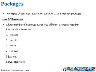 Introduction to package in java | PPTX | Programming Languages | Computing
