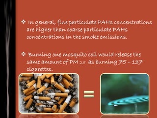 Pah Insmoke Introduction to PAHs in mosquito coil emissions | PDF