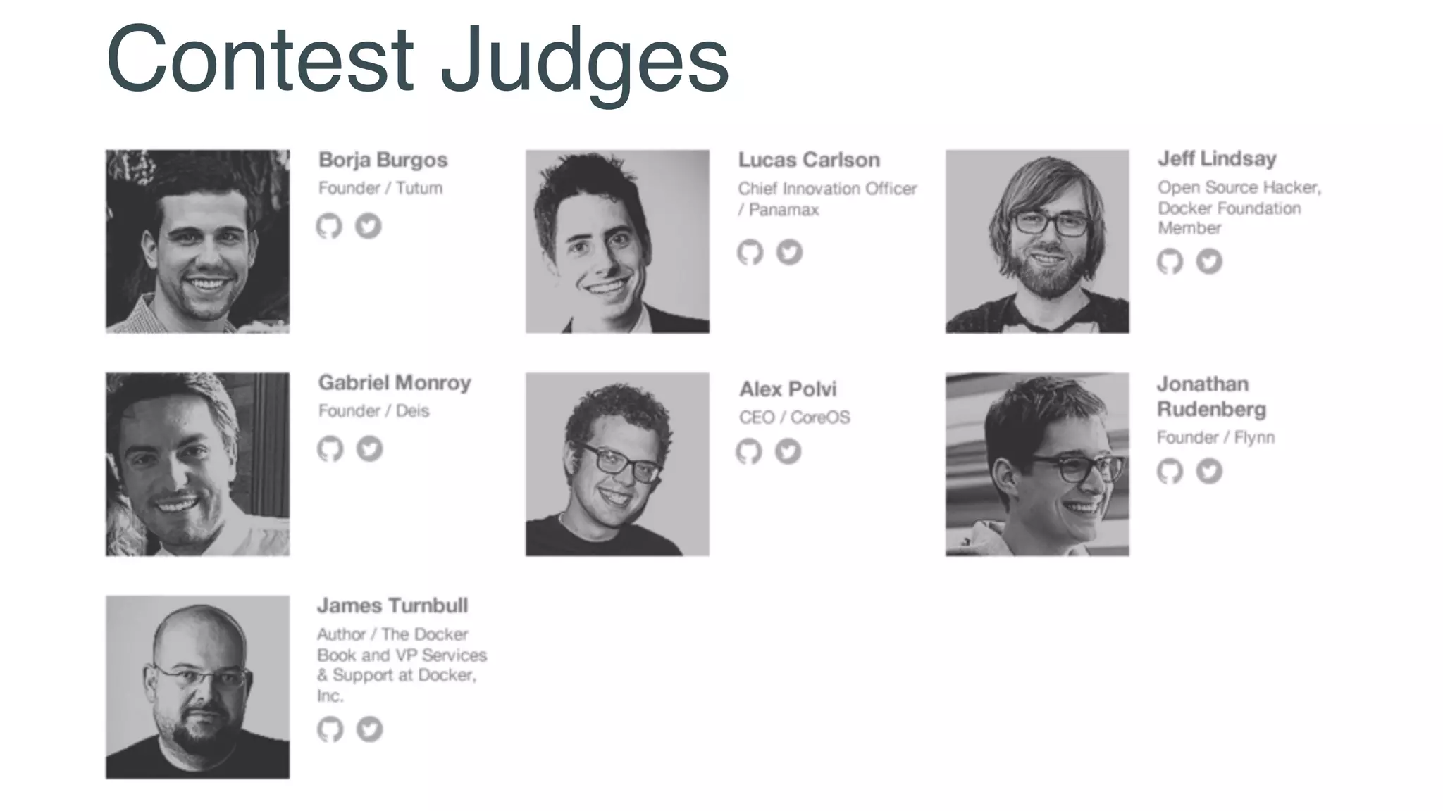 Contest Judges