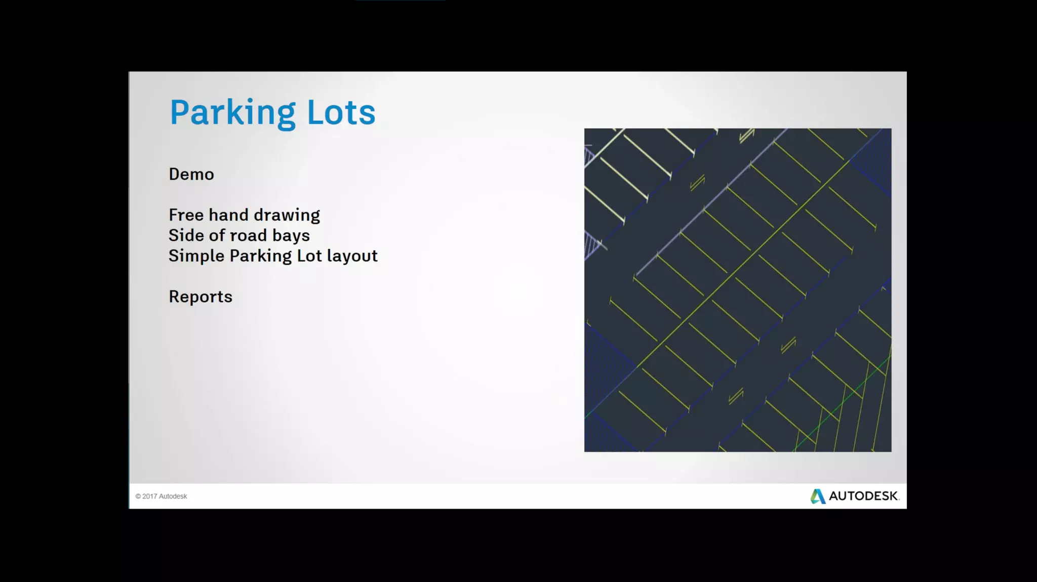 Introduction to Parking Lot Layout using Autodesk Vehicle Tracking