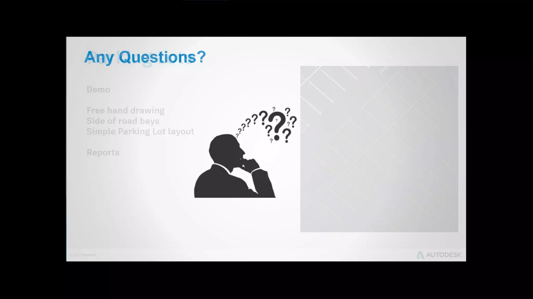 Introduction to Parking Lot Layout using Autodesk Vehicle Tracking