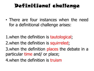 Introduction to parliamentary debate | PPTX