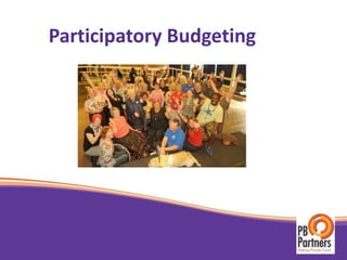 Participatory Budgeting
 