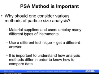 Particle Classroom Series I: Introduction to Particle Analysis | PDF