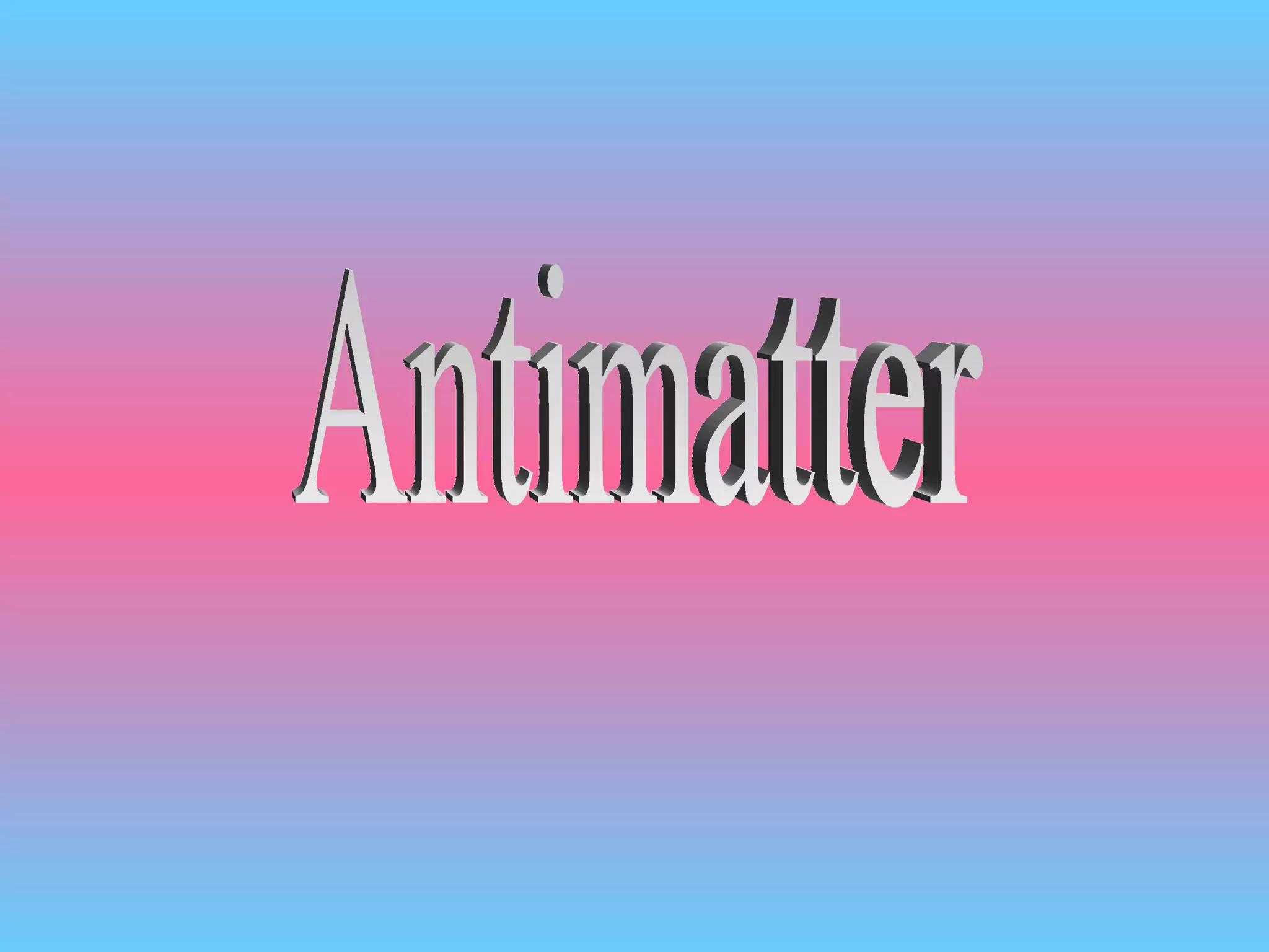 Antimatter 