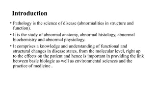 Pathology Introduction Comprehensive Introduction to Pathology: Understanding Disease ...
