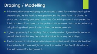 Methods Of Pattern Making INTRODUCTION TO PATTERN MAKING | PDF