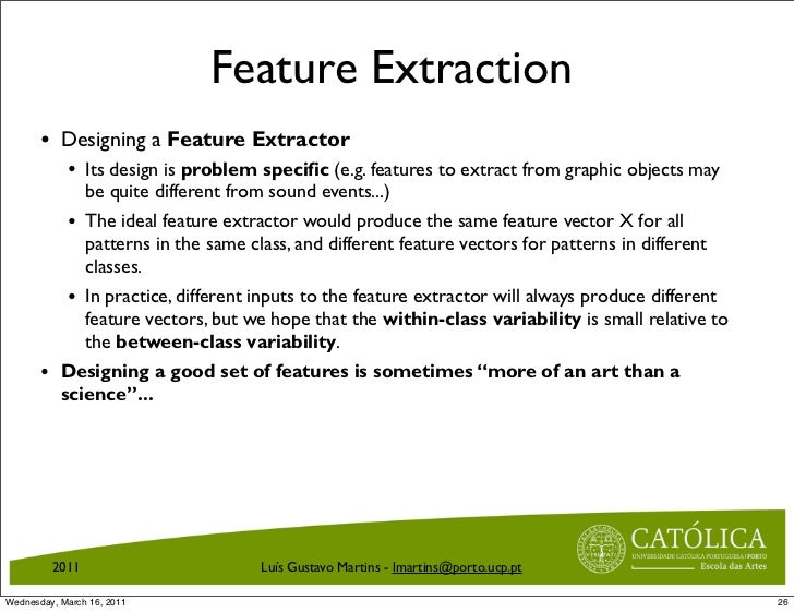Pattern Recognition Feature Extraction | introduction to pattern recognition Pattern Recognition Feature Extraction | introduction to pattern recognition
