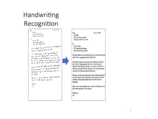 Handwriting
Recognition
3
4
 