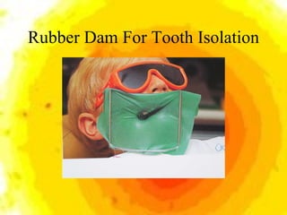 Rubber Dam For Tooth Isolation 