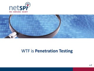 WTF is Penetration Testing
v.2

 