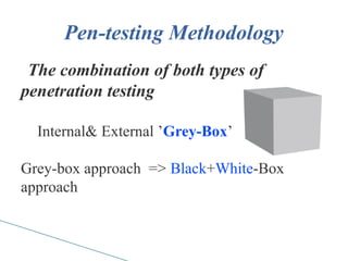 Pent Types Introduction to penetration testing | PDF
