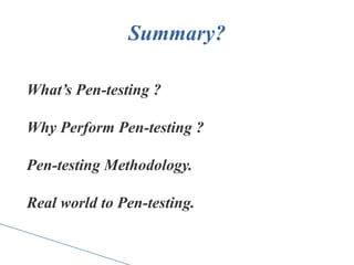 Introduction to penetration testing | PDF