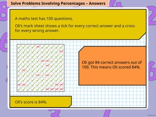 Problem Solving Symbol Color Comprehensive Learning Guide to Understanding and Using Percentages | PPT