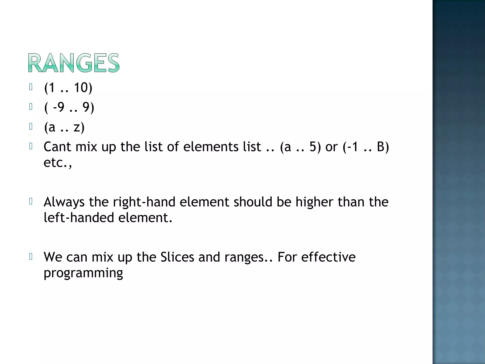 Introduction to perl_lists | PPT