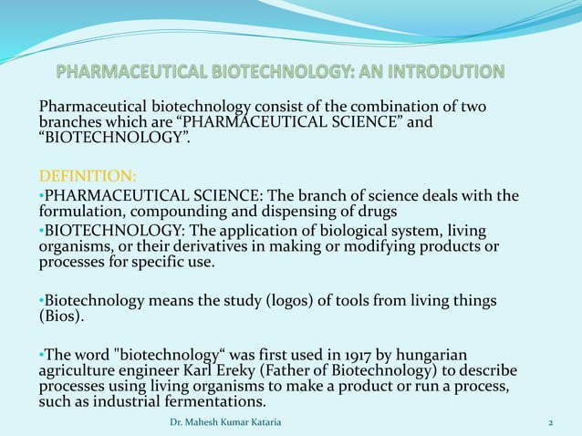 phd pharmaceutical biotechnology