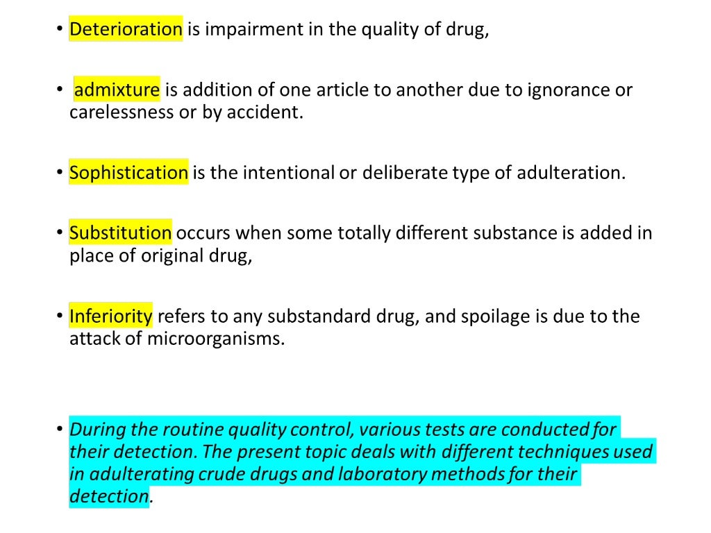 Introduction to pharmacognosy,classification of drugs ...