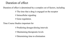 Introduction to pharmacokinetics and pharmacodynamics principles | PPTX