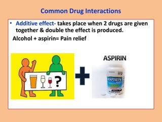 Additive Interaction Example Introduction to pharmacology | PPTX