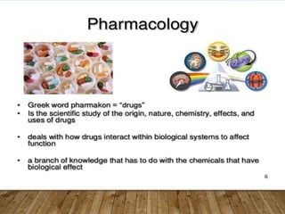 Introduction to Pharmacology dept of pharmacology | PPTX